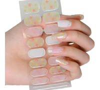 Semi Closed Gel Nail Sticker Need UV LED Light Packaging Fashion Design Female Art Safe Durable Waterproof Easy to Use Salon Level Long Lasting Up Two Weeks