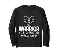 Semi Colon Warrior Not A Victim Semicolon Long Sleeve T-Shirt