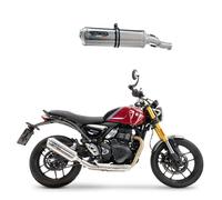 Semi-Complete Exhaust GPR SATINOX Approved Triumph Scrambler 400 X 2023 > 2025