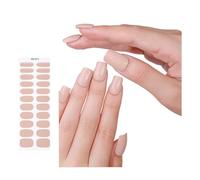 Semi-cured Gel Nail Sticker Full Wrap Nail Polish Strip Solid Color Gel Nail Strip Nail Art Decoration Party