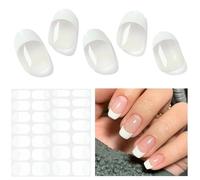 Semi Cured Gel Nail Strips - 28 pcs Gel Nail Stickers-Full Wraps, Long Lasting, UV Lamp Compatible - Salon Quality Nail Art Stickers, Easy to Apply