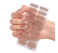 Semi-Cured Gel Nail Strips Long-Lasting Gloss Nail Strips Easy To Apply Nail Stickers Easy To Remove Nails Polish Strips Peel And Stick Nail Strips Quick Nails Makeover (CS032)