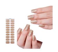 Semi Cured Gel Nails Stickers Full Wrap Nails Polish Strips Solid Color Gel Nails Strips Nails Art Decortions For Party