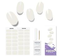 Semi Cured Gel Nails Strips 28 Stickers Nail Wraps Soft Self-Adhesive Gel Nail Stickers Salon-Quality Gel Nail Strips for Nails Manicure Nail Wraps Works with Any Nail Lamps