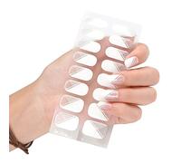Semi Cured Gel Polish Stickers Fashion Classical Strips Adhesive Full Wraps Gel Art Stickers