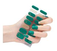 Semi Cured Gel Polish Stickers Fashion Classical Strips Waterproof Adhesive Full Wraps Gel Art Stickers
