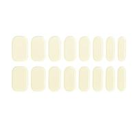 Semi Cured Gel Stickers Set For Lamp Full Solid Color Manicure Women Fashion Gel Patches