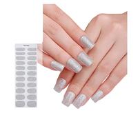 Semi Cured Gel Strips Solid Color Gel Nails Stickers Fashion Gel Wraps Nails Art Stickers Nails Polish Strips