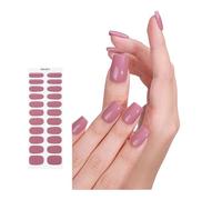 Semi Cured Gel Strips Solid Color Gel Nails Stickers Fashion Gel Wraps Nails Art Stickers Nails Polish Strips