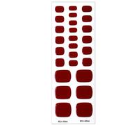 Semi Cured Gel Toe Stickers Manicure Decor LED Lamp Semi Cured Gel Decals Fashion Sticker