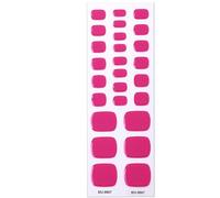 Semi Cured Gel Toe Wraps Patches Manicure Art Decor LED Lamp Cured Long Lasting Gel Stickers