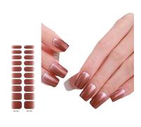 Semi Cured Gels Nails Stickers Nails Polish Strips Korean Gels Nails Strips Nails Art Decortions For Party