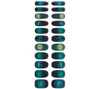 Semi Cured Gels Nails Strips Halloween Nails Stickers Nails Polish Strips Full Nails Wrap Nails Art Decoration