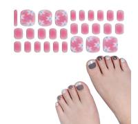 Semi Cured Gels Pedicures Strips Toenail Stickers Full Nails Wraps For Women Semi Cured Strips Toenail Decals Toe Wraps French Tip