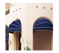Semi-Dome Folding Door ning, Retractable Round Canopy, UV-Resint & Waterproof Outdoor e for Front Door, 150cm/59.05in Diameter, Easy Inllat