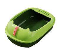 Semi Enclosed Cat Litter Box with Filter Pedal, High Wall Design for Kittens and Senior Cats, Household Litter Box