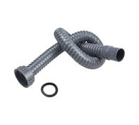 Semi-Flexible Retractable Sink Drain Tube PVC Basin Waste Water Pipe Accessory with 45mm 55mm Joint Outlet for Bathroom Kitchen Laundry Plumbing System Installation Grey(0.8 m)