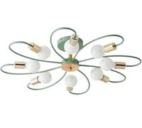 Semi Flush Mount Ceiling Light Fixture - Matte Black Industrial Design for Living Room, Kitchen, Bedroom, Bathroom