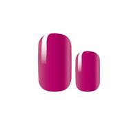 Semi-Hardened UV LED Gel Nail Polish Strips - Dark Purple - 20 Pieces + File + Stick - Manicure 3 Weeks - No HEMA