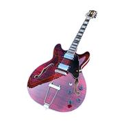 Semi Hollow Arched Electric Guitar Red Maple Beginner Electric Guitar