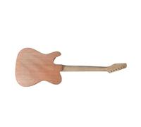 Semi-Hollow Body DIY Electric Guitar Builder Kit Project Mahogany Unfinished
