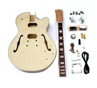 Semi-hollow DIY Electric Guitar Kit Comes With All The Accessories Guitar Body Kit