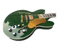 Semi hollow F-hole jazz electric guitar, High pickups,6-speed