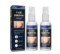 Semi-Permanent Hair Removal Spray,Body Hair Removal Sprays,Hairs Removals Spray Foam For Men,Gentle Formula For All Skin Types (2pcs)