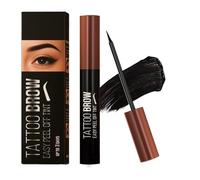 Semi Permanent Peel Off Gel,Easy-peel brow gel,Waterproof Long-Lasting Transfer,Creating Realistic Hair Strokes Perfect,Defines Brows,Defines Brows