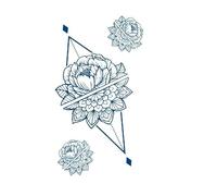 Semi-permanent Planet Fox Flower Juice Herbal Gradient Tattoo Sticker Lasting 15 Days Simulation Sticker(18)