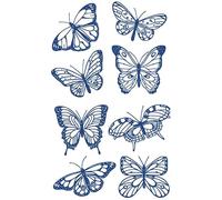 Semi-permanent tattoos,2 sheets Waterproof Butterfly Temporary Tattoo for Men Women Adults,3D Realistic Tattoos Half Sleeve Temporary Tattoos