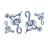 Semi-permanent tattoos,2 sheets Waterproof Scorpion Temporary Tattoo for Men Women Adults,3D Realistic Tattoos Half Sleeve Temporary Tattoos
