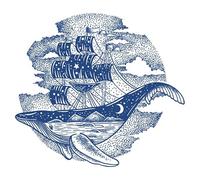 Semi-permanent tattoos,2 sheets Waterproof Whale Temporary Tattoo for Men Women Adults,3D Realistic Tattoos Half Sleeve Temporary Tattoos
