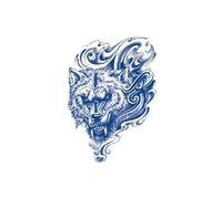 Semi-Permanent Waterproof Temporary Tattoo Sticker Butterfly Bow Tie Lasting Ink Tattoo Sexy Body Art Fake Tattoo Women(A110*180mm)