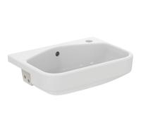 Semi Recessed Basin Ideal Standard i.life S 1 hole, overflow 500x360x175mm White Ideal +
