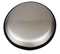 Semi Rigid Black Wheel Cover Hard Plastic Elastic Back