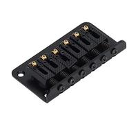 Semi-Rigid Saddle Bridge, Easy Installation 6 String 78mm Portable Electric Guitar Bridge for Replacement