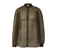 Semi-Sheer Chiffon Blouse for Women QS Vert 40
