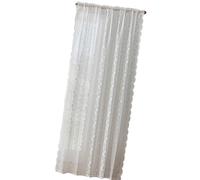 Semi Sheer Laces Window Curtains Machine Washable Not Fade Tear Resistant For Privacy Light Filtering Decoration Laces Semi Sheer Curtains