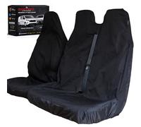 Semi-Tailored Van Seat Cover Front Set | Driver & Double Passenger Seats | Heavy Duty & Waterproof | To Fit Ford Transit Custom, VW Transporter, Renault Trafic, Citroen Berlingo or Vauxhall Vivaro