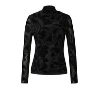 Semi-Transparent Long Sleeve T-Shirt with Paisley Pattern for Women COMMA Gris 48