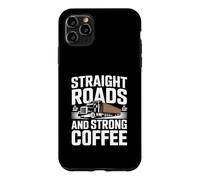 Semi Truck Trucker Men Coffee Caffeine Route Case for iPhone 11 Pro Max
