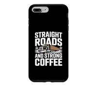Semi Truck Trucker Men Coffee Caffeine Route Case for iPhone 7 Plus/8 Plus