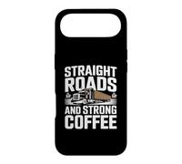 Semi Truck Trucker Men Coffee Caffeine Route Case for iPhone Air
