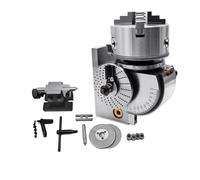 Semi-Universal Milling Machine Kit with 6.3"/160mm Chuck + Tailstock + Indexing Plate, BS-1 Milling and Drilling Machine Indexing Head