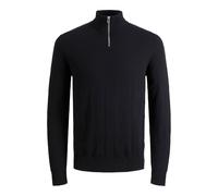 Semi-zipped sweater Jack & Jones Emil Black 2XL