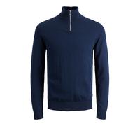 Semi-zipped sweater Jack & Jones Emil Bleu M