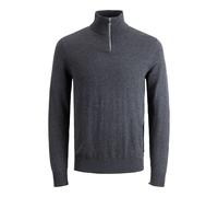Semi-zipped sweater Jack & Jones Emil Gris XL