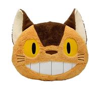 Semic Distribution My Neighbor Totoro Plush Cushion Catbus Orange/Brown 100% Polyester in Polybag