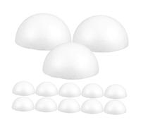 Semicircle Foam Craft Foam Balls 15pcs Half Balls Round s Christmas Xmas Ornaments for DIY Craft Modeling Xmas Tree Decorations Party Favors 9cm Nativity